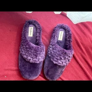 Never worn purple slippers